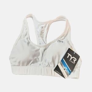 TYR White Sports Bra NWT Size XS